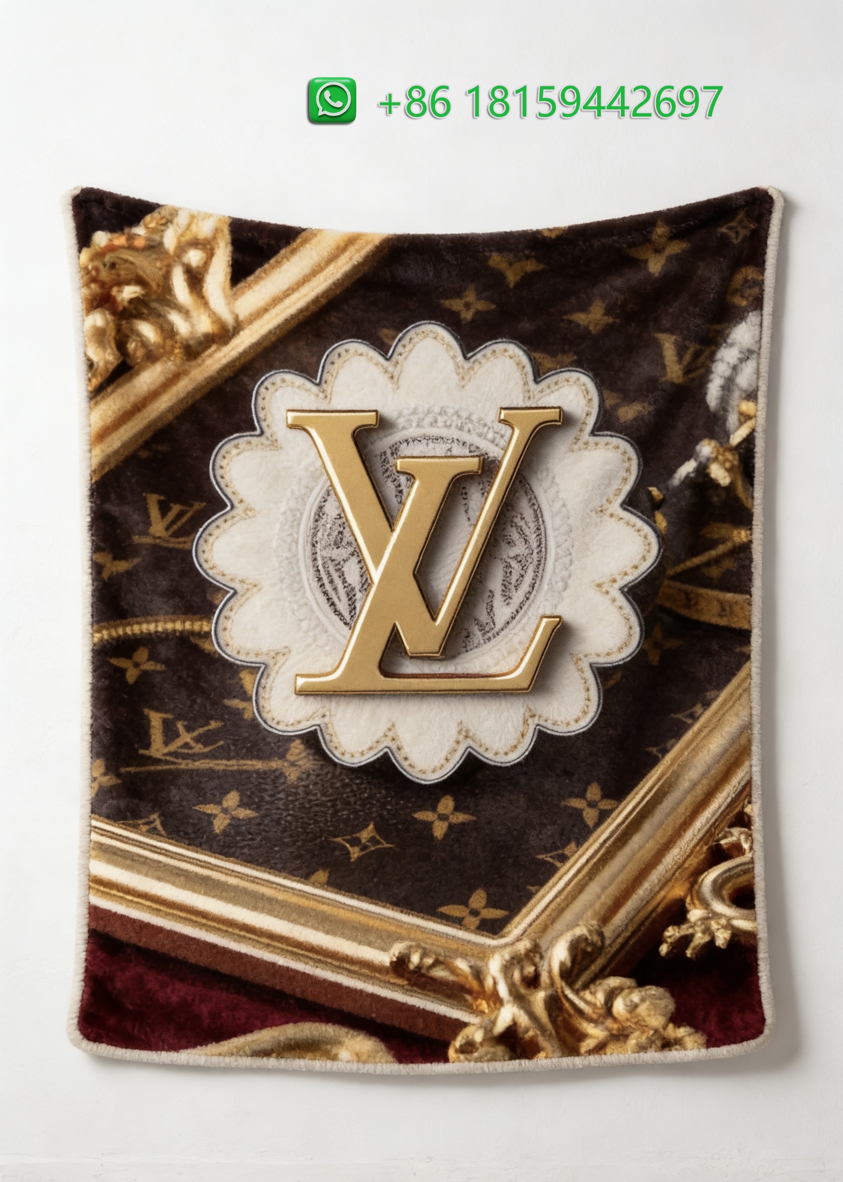 Louis Vuitton Throw Blankets
